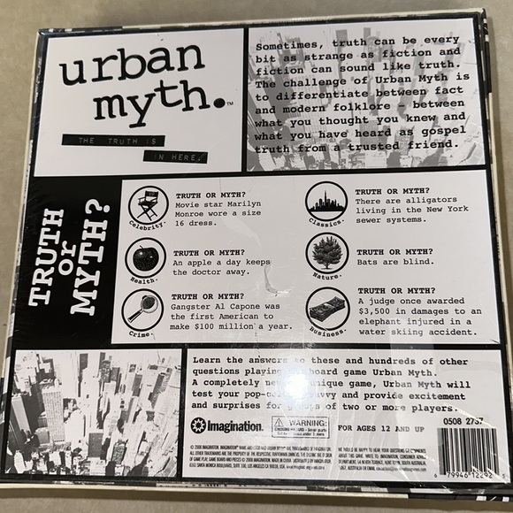 Urban Myth Board Game New Unopened Adult Ages 12+ - Picture 4 of 8